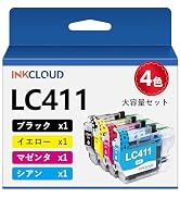 Amazon.co.jp: LC412 LC412XL インク ブラザー 用 LC412XL-4PK 全色